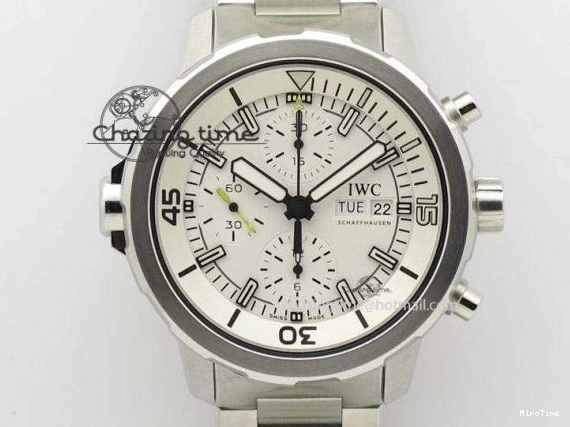 MIROTIME 0415 Stylish Portofino IW459402 RG MKS 1:1 Best Edition White Dial on Brown Leather Strap Miyota 7084